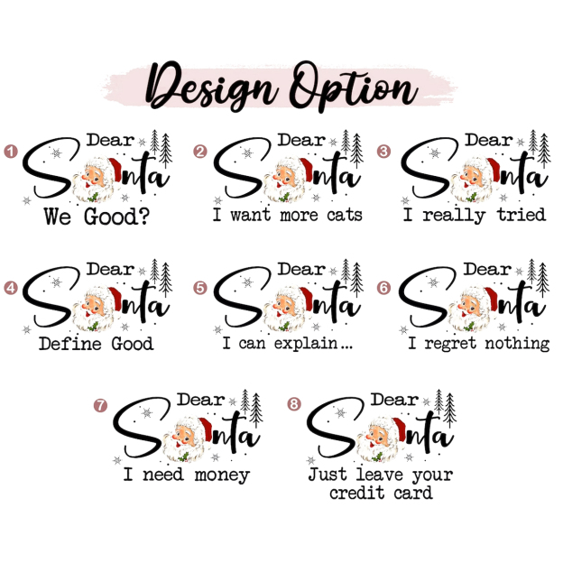 Personalized Dear Santa I Want to Say to you Family Matching Pajamas Beepumpkin