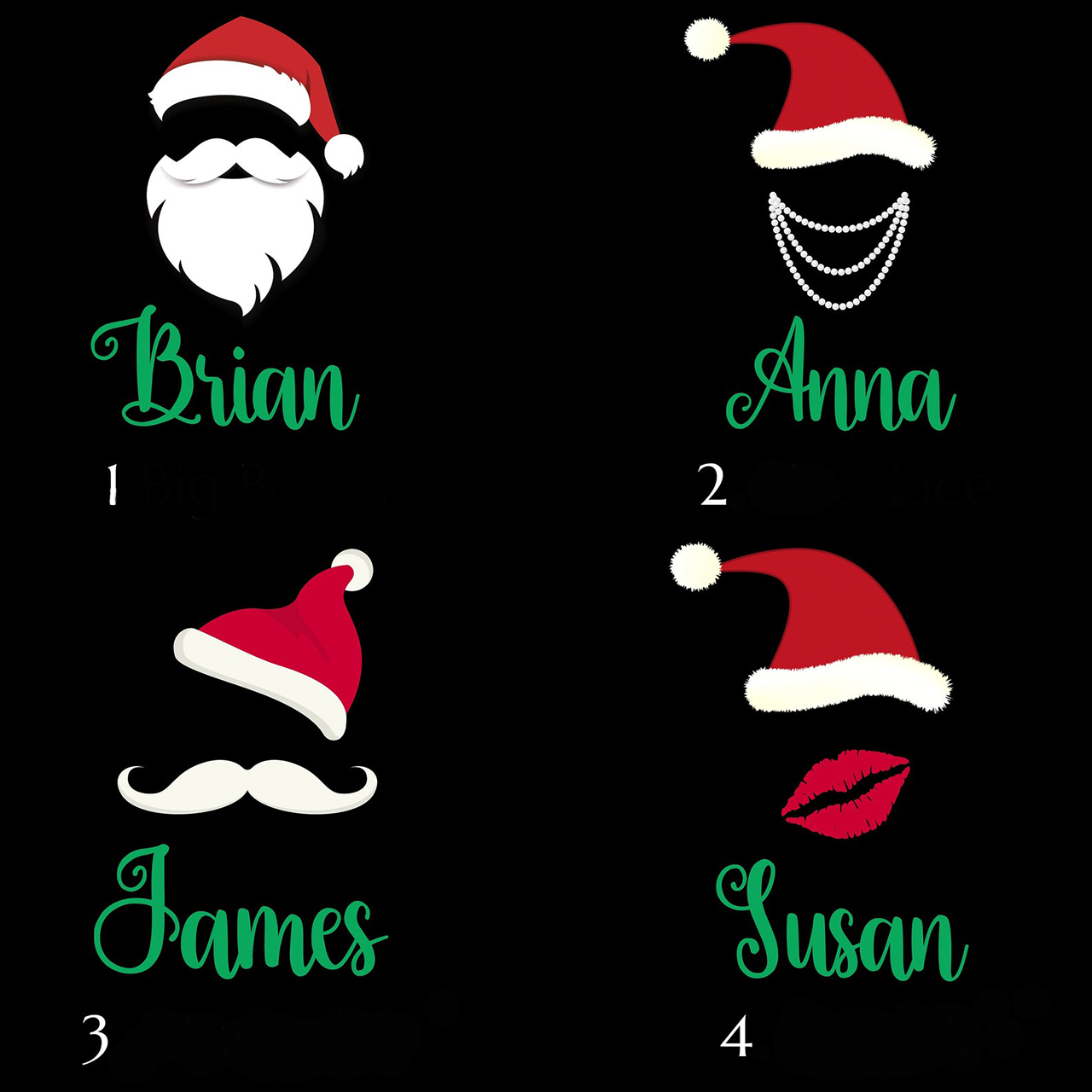 Personalized Funny Christmas Avatar Family Matching Shirts