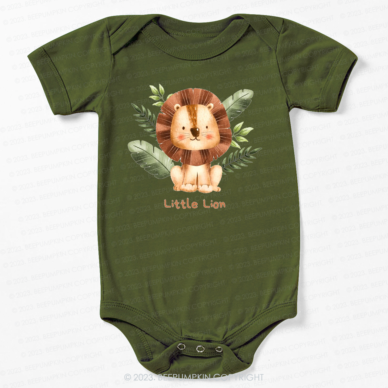 Little Lion Funny Animal Bodysuit For Baby
