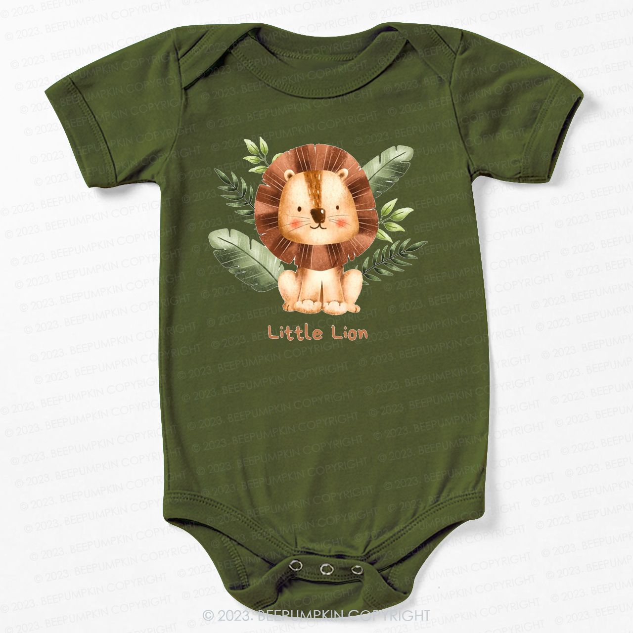 Little Lion Funny Animal Bodysuit For Baby