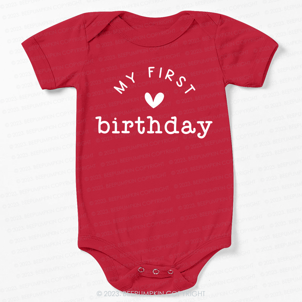 My First Birthday Bodysuit For Baby