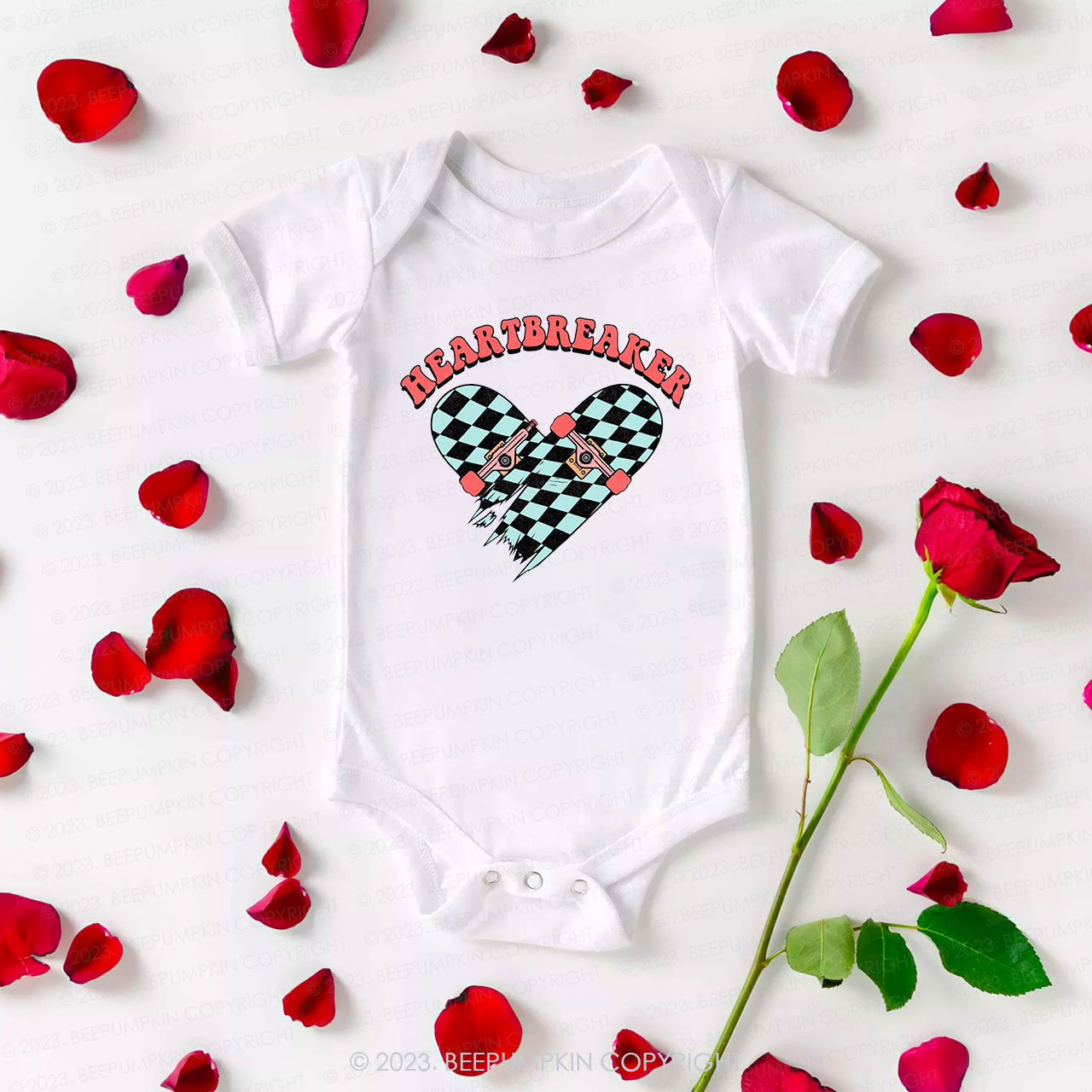 Heart Breaker Valentines Day Bodysuit For Baby