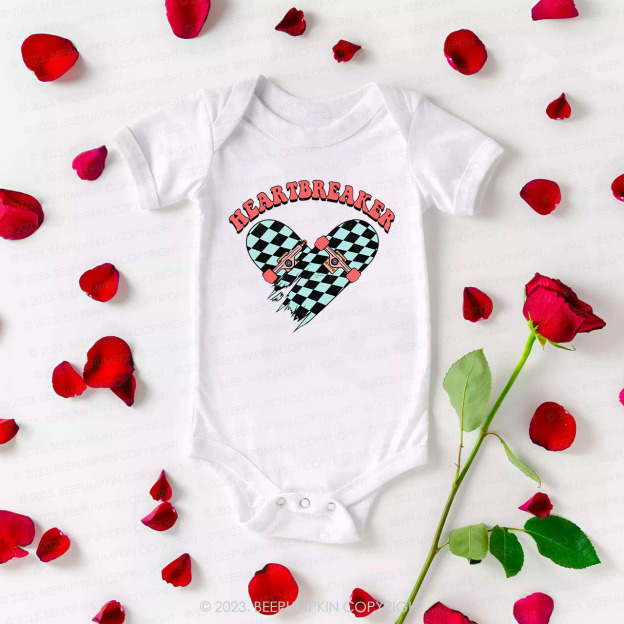 Heart Breaker Valentines Day Bodysuit For Baby
