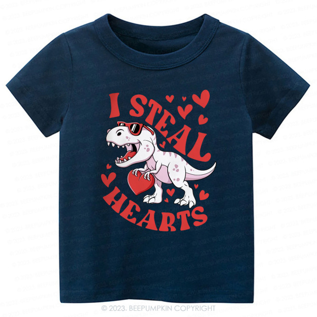 I Steal Hearts Valentine's Day Kids Tees