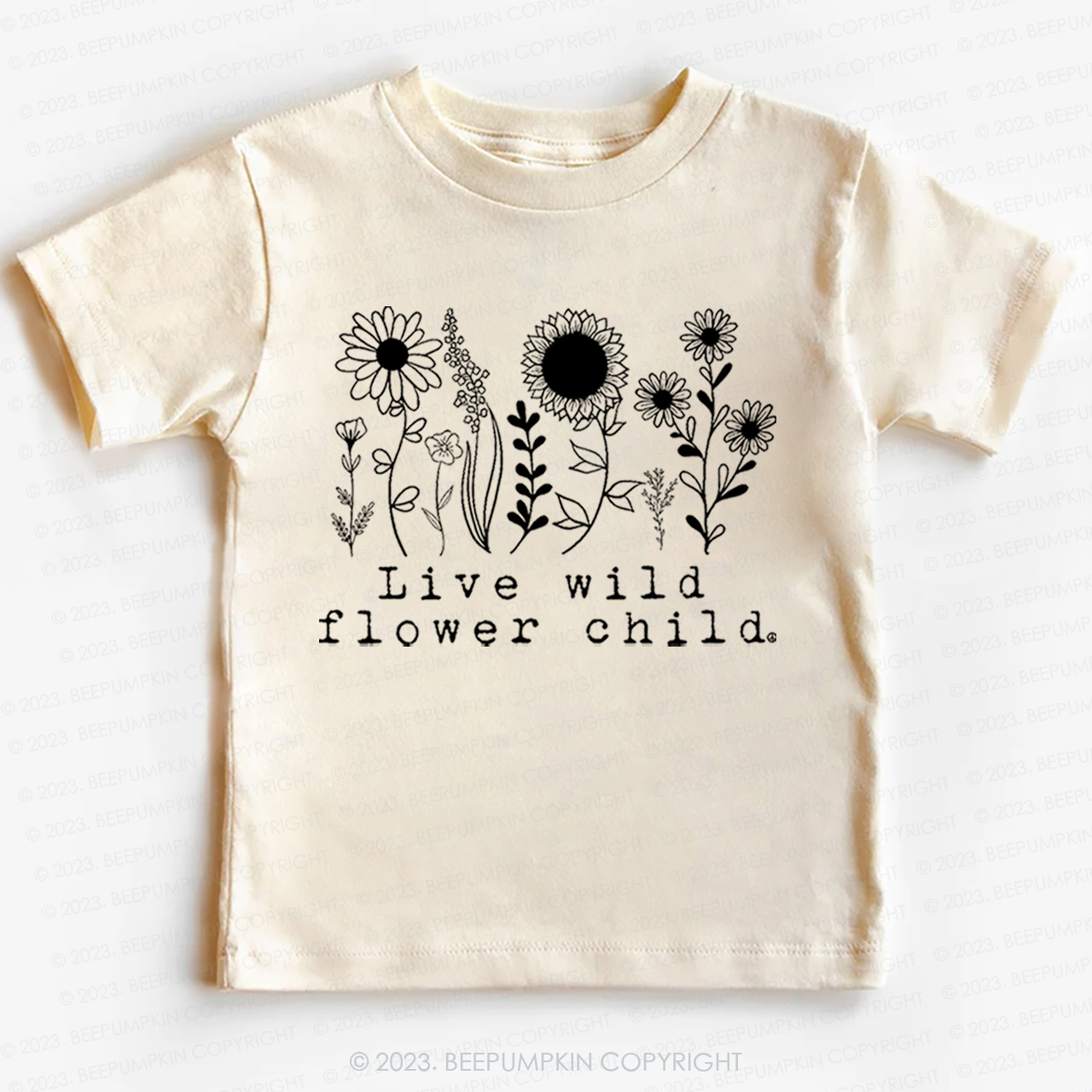 Live Wild Flower -Toddler Tees