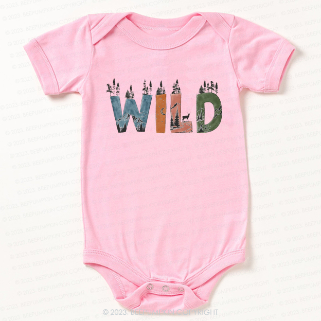 Wild Hiking Outdoors Adventure Bodysuit For Baby