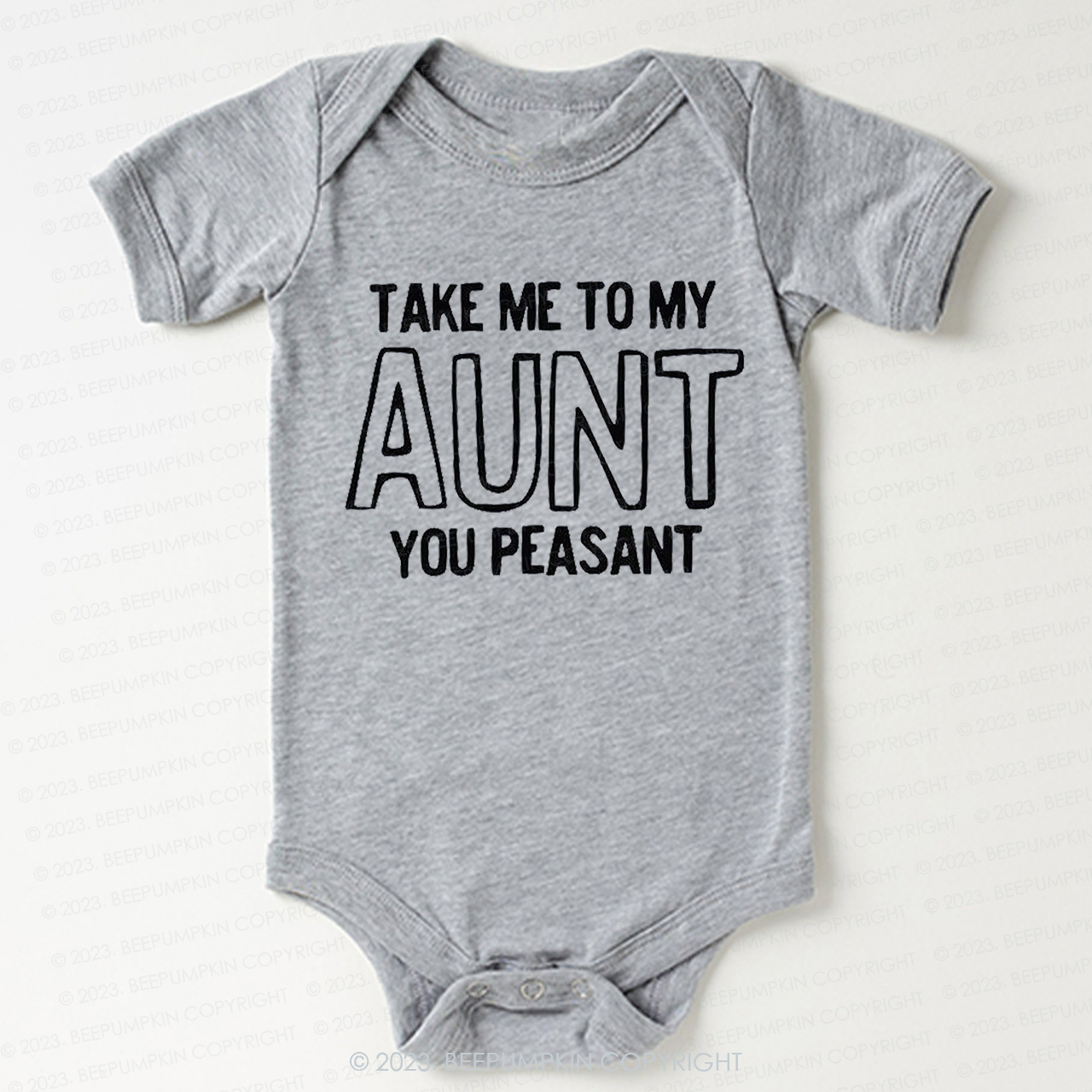 Take Me To My Aunt You Peasant Bodysuit For Baby