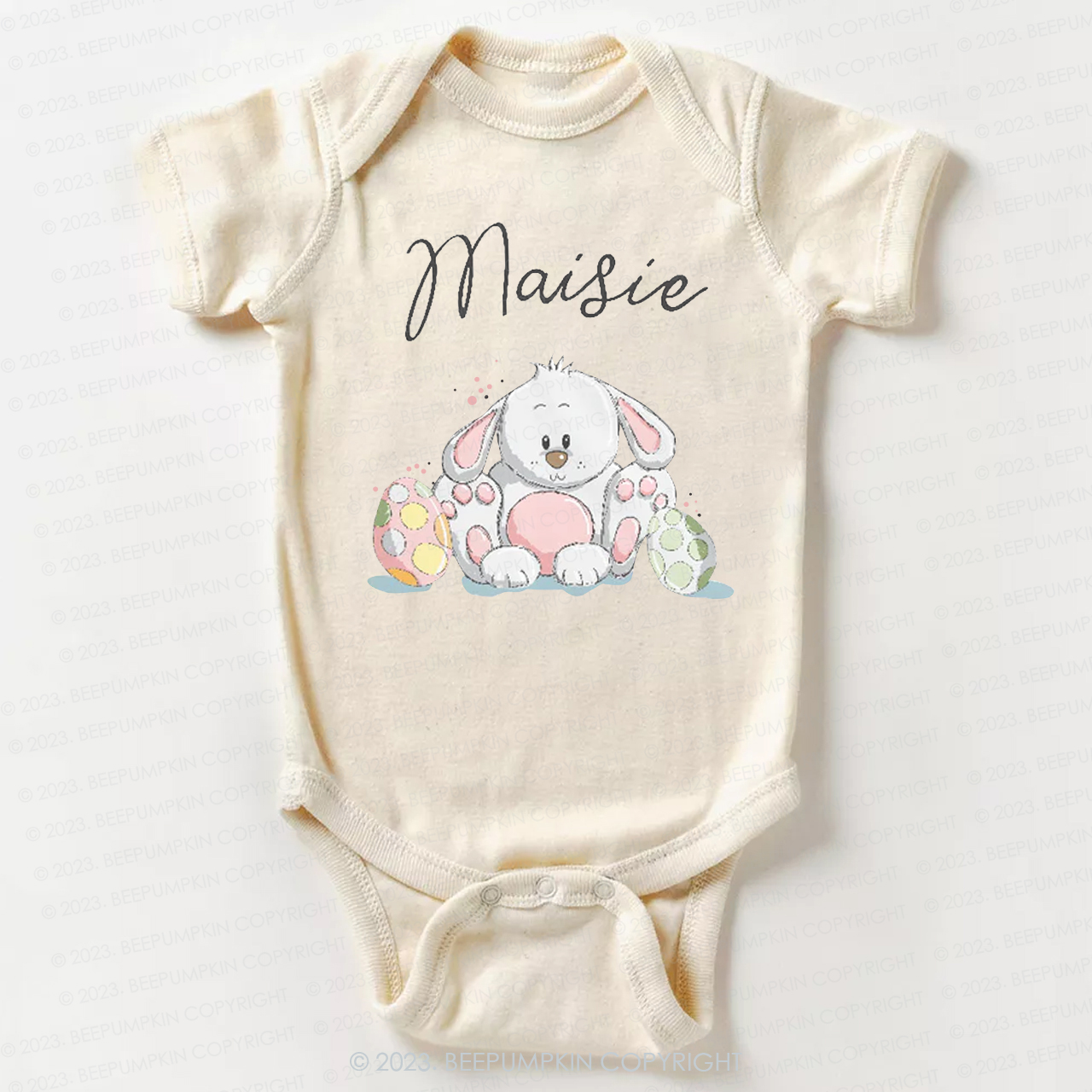 Easter Bunny And Eggs Bodysuit For Baby