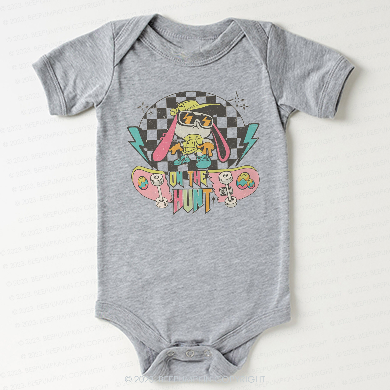 On The Hunt Kids Retro Bodysuit For Baby