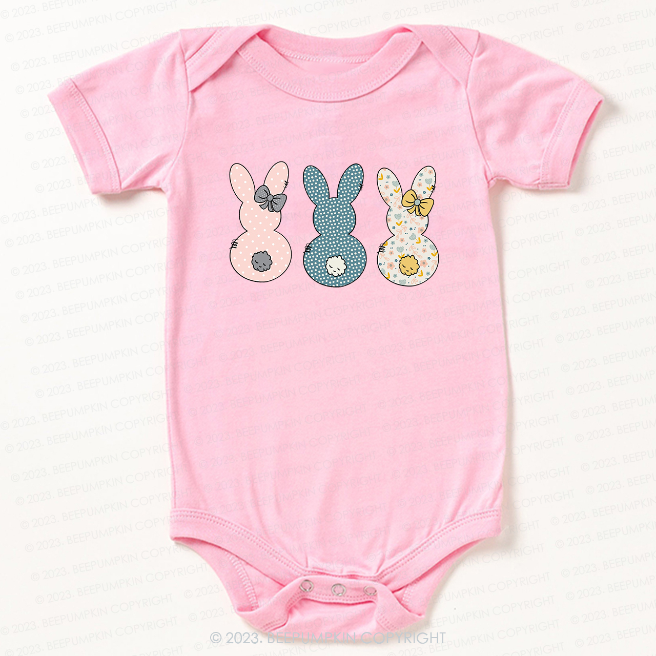 Spring Bunny Clipart Easter Bodysuit For Baby