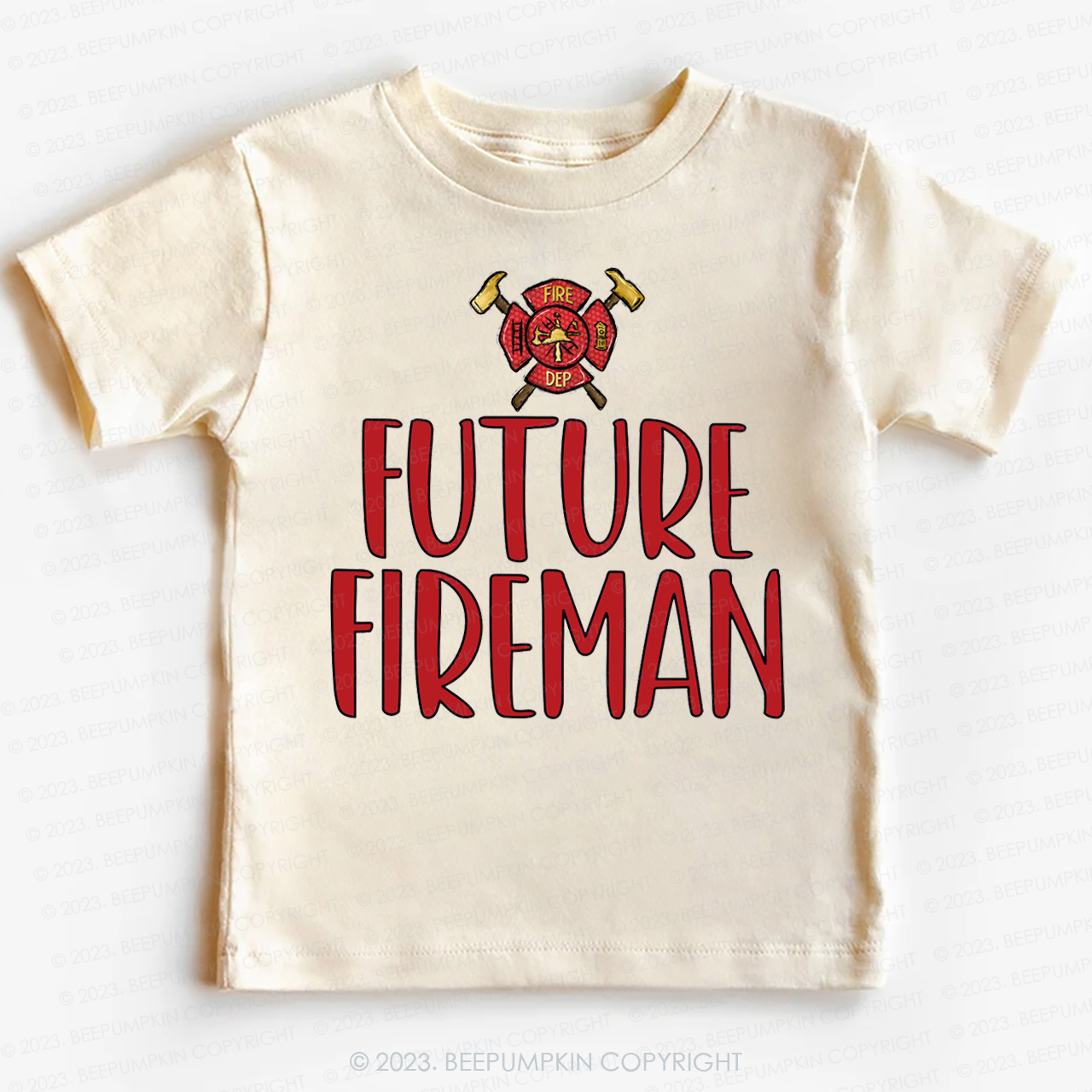 Future Fireman Firetruck -Toddler Tees
