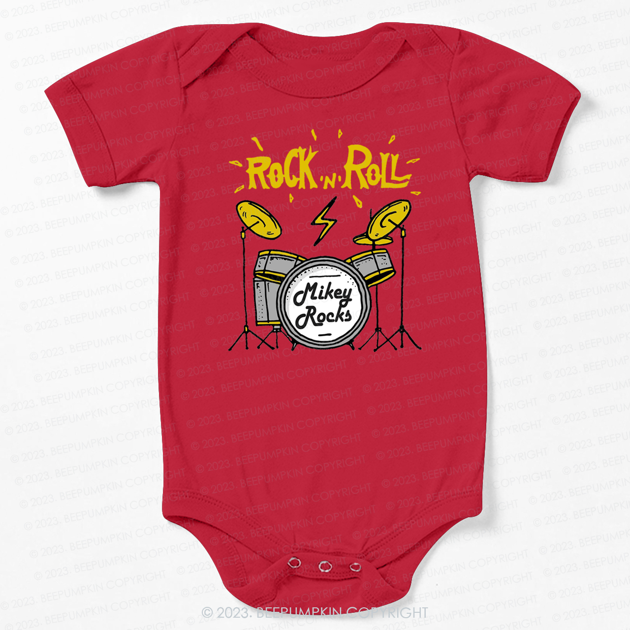 Rock 'n' Roll Future Music Rock Star Bodysuit For Baby