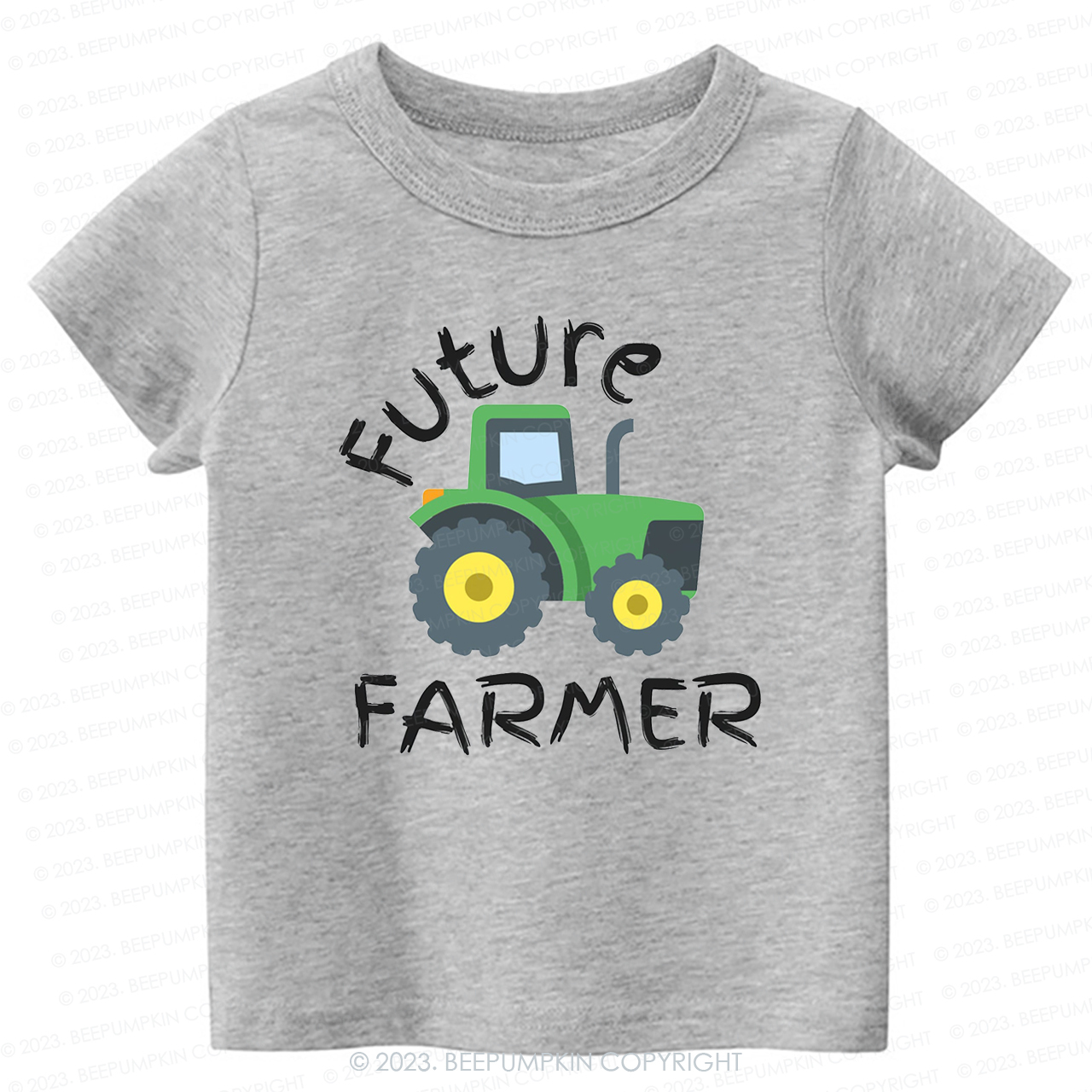 Future Farmer Cute Tractor Kids Shirt