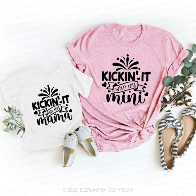 Kickin' It With Mama Mini T-Shirts For Mom&Me