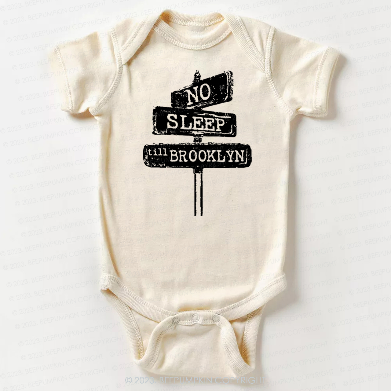 No Sleep Till Brooklyn Bodysuit For Baby