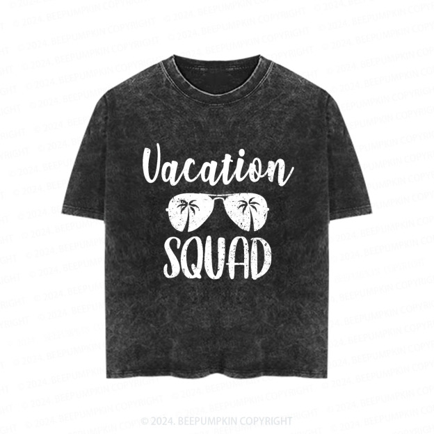 Vacation Squad Toddler&Kids Washed Tees         