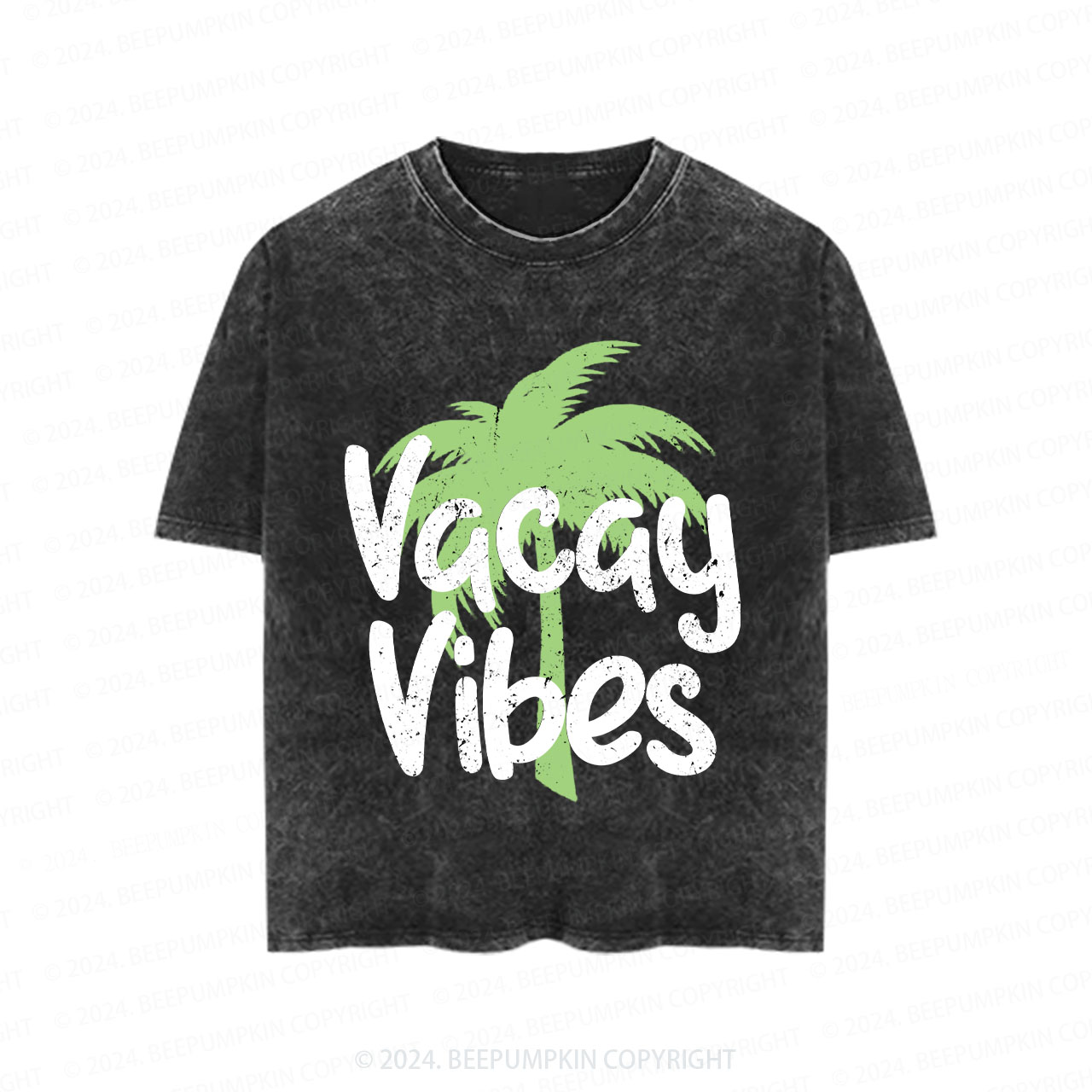 Summer Vacay Vibes Toddler&Kids Washed Tees         