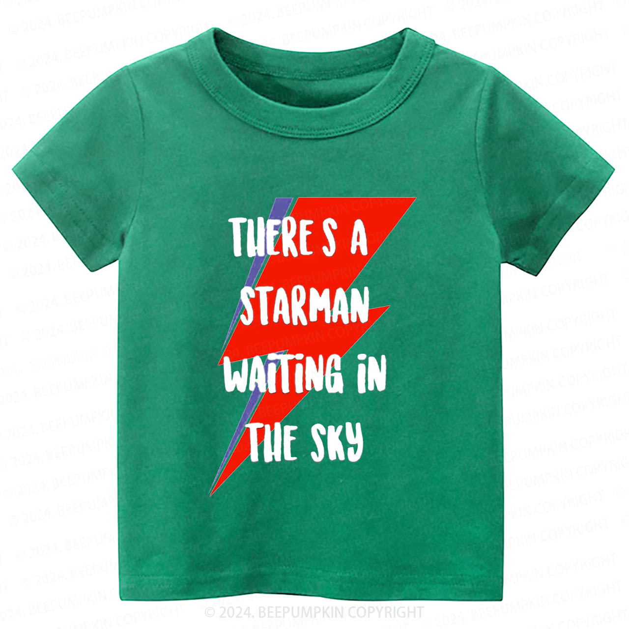 Red And Black Lightning Toddler&Kids Tees 8