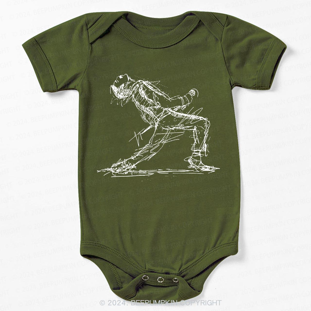 Crazy Man Bodysuit For Baby 7