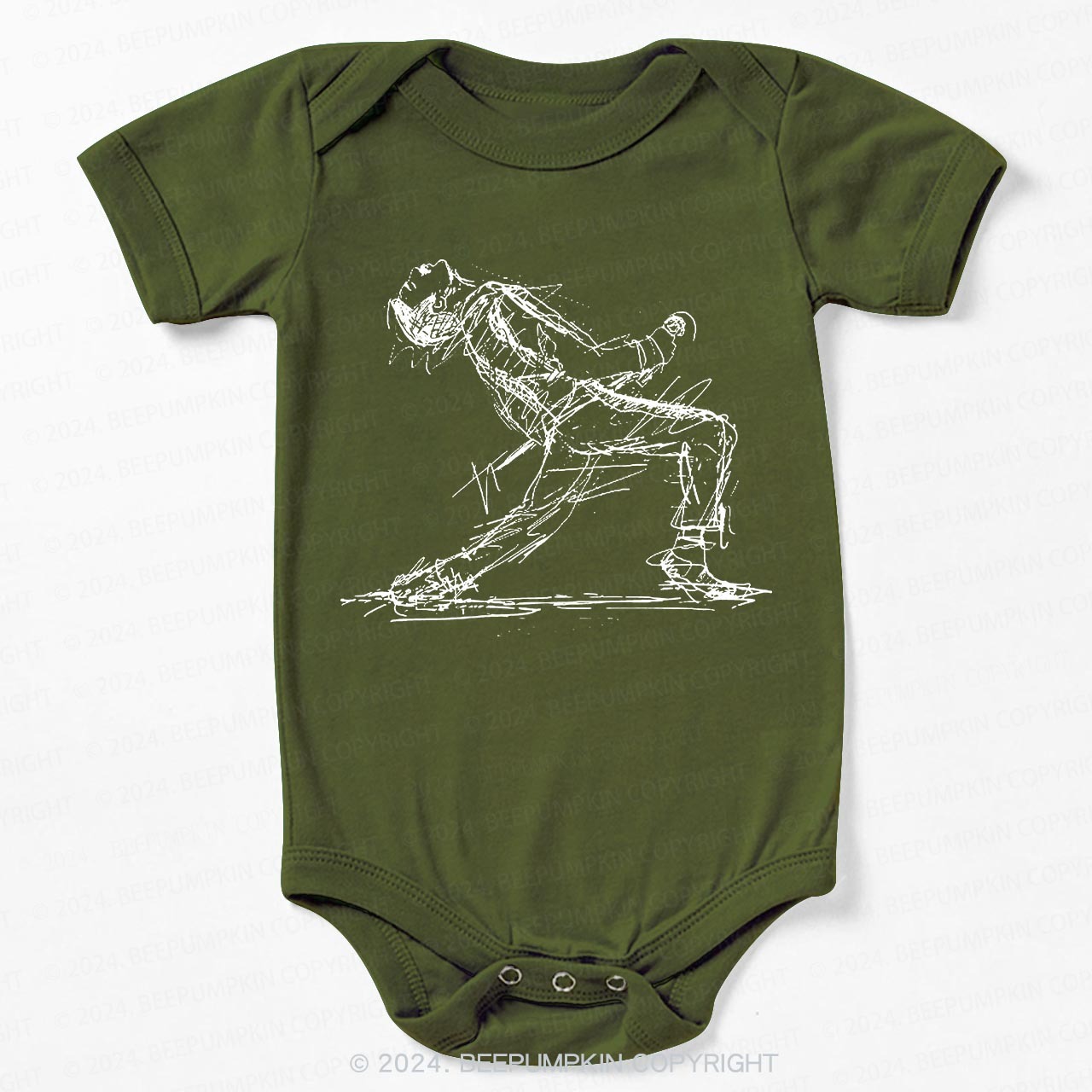 Crazy Man Bodysuit For Baby 7