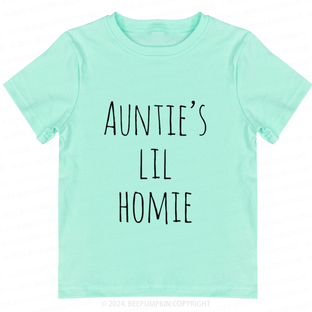 Auntie's Lil' Homie Toddler&Kids Tees 7