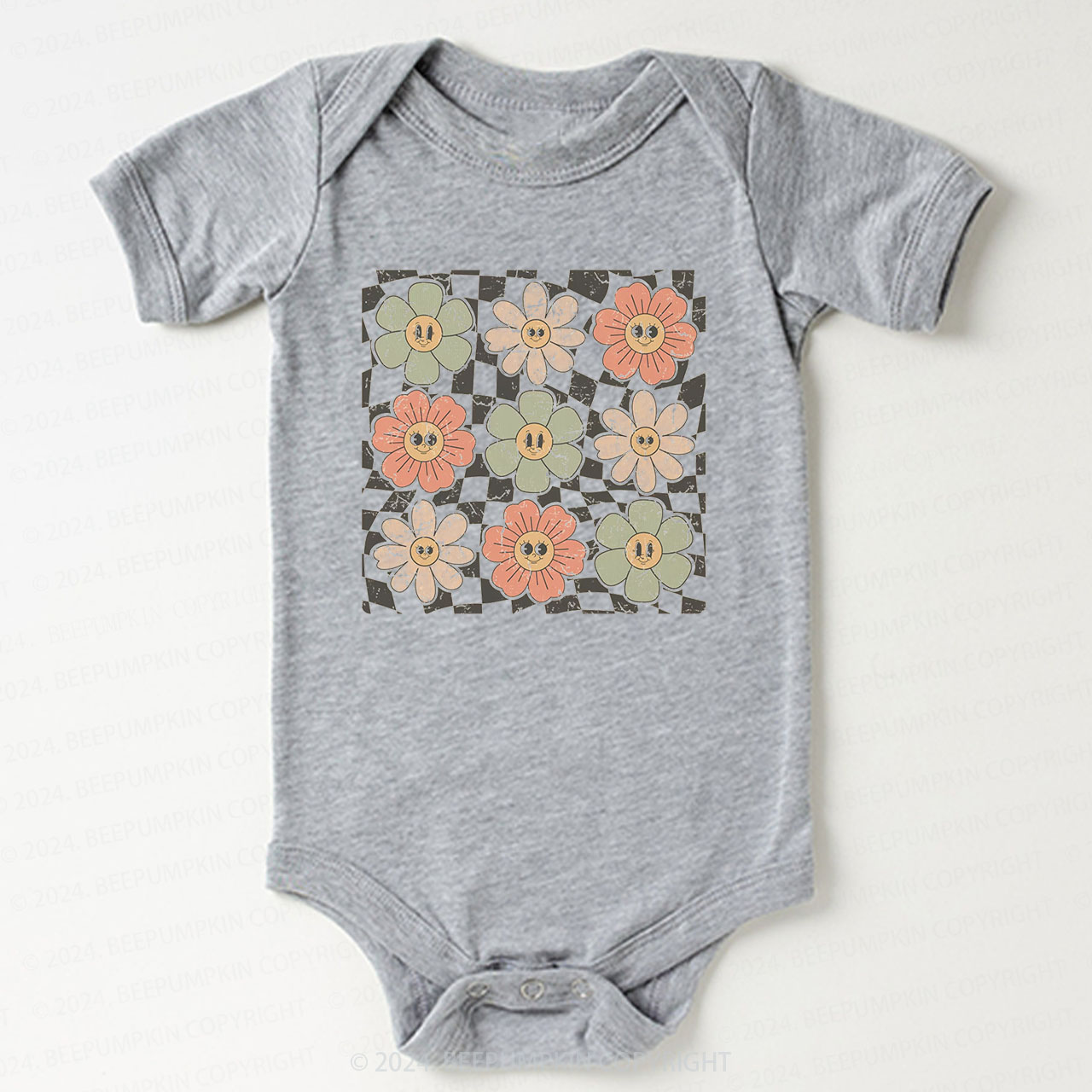 Retro Natural Bodysuit For Baby 