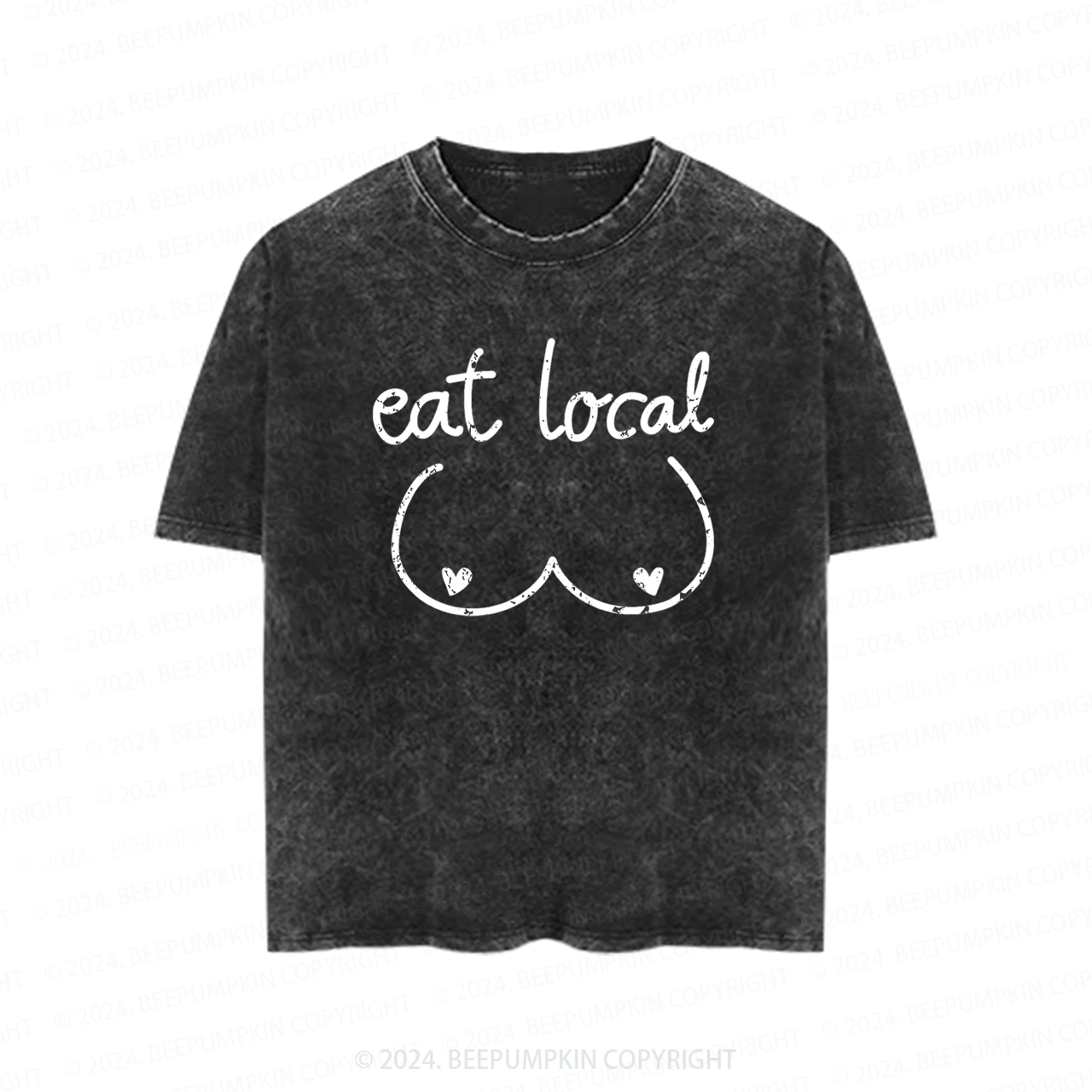 Eat Local Breastfeeding Toddler&Kids Washed Tees          