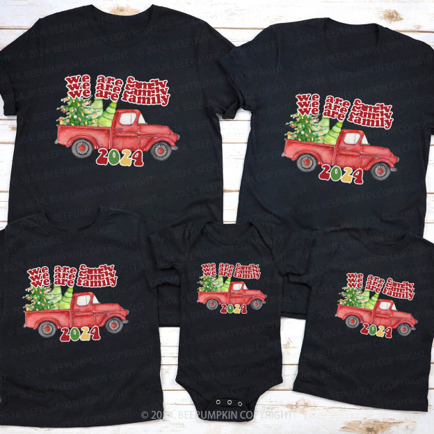 We Are Family 2024 Christmas Matching Shirts Beepumpkin