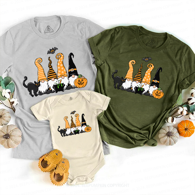 Halloween Gnomes Family Matching Shirts