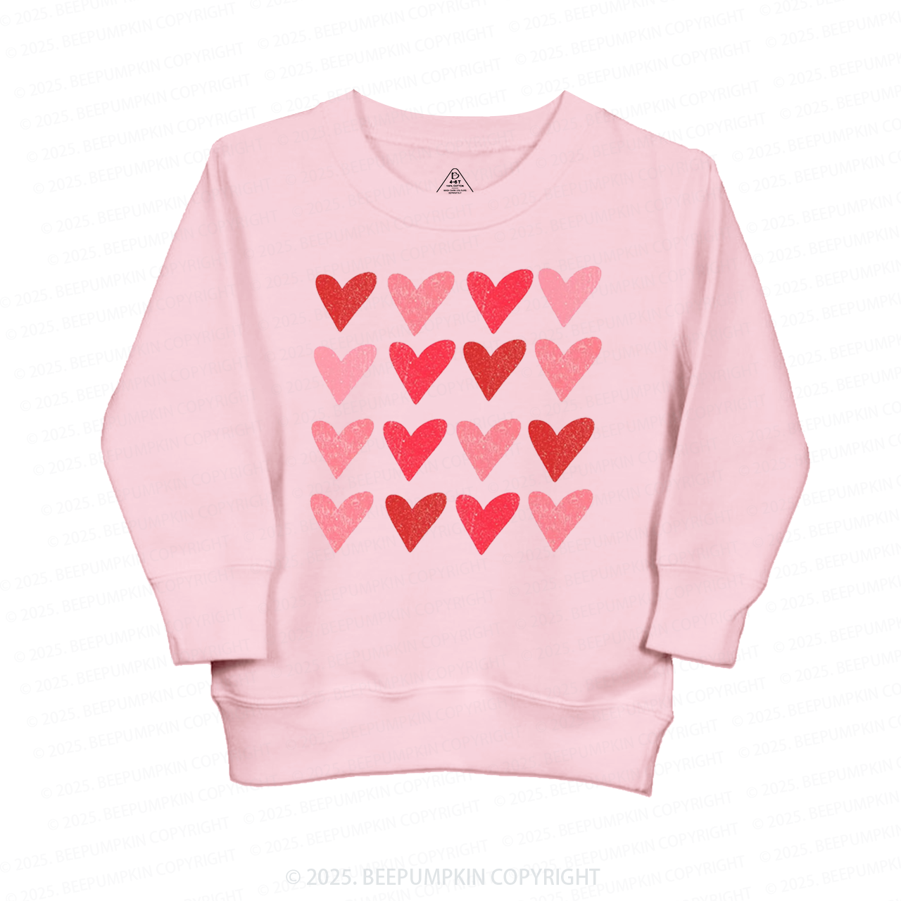 Heart Valentine's Day Kid's Sweatshirt