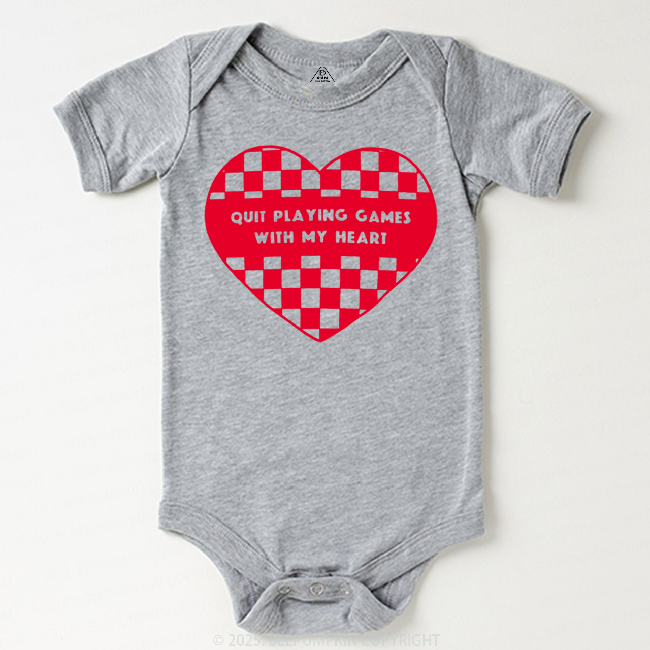 Quit Playing Games With My Heart Bodysuit Beepumpkin