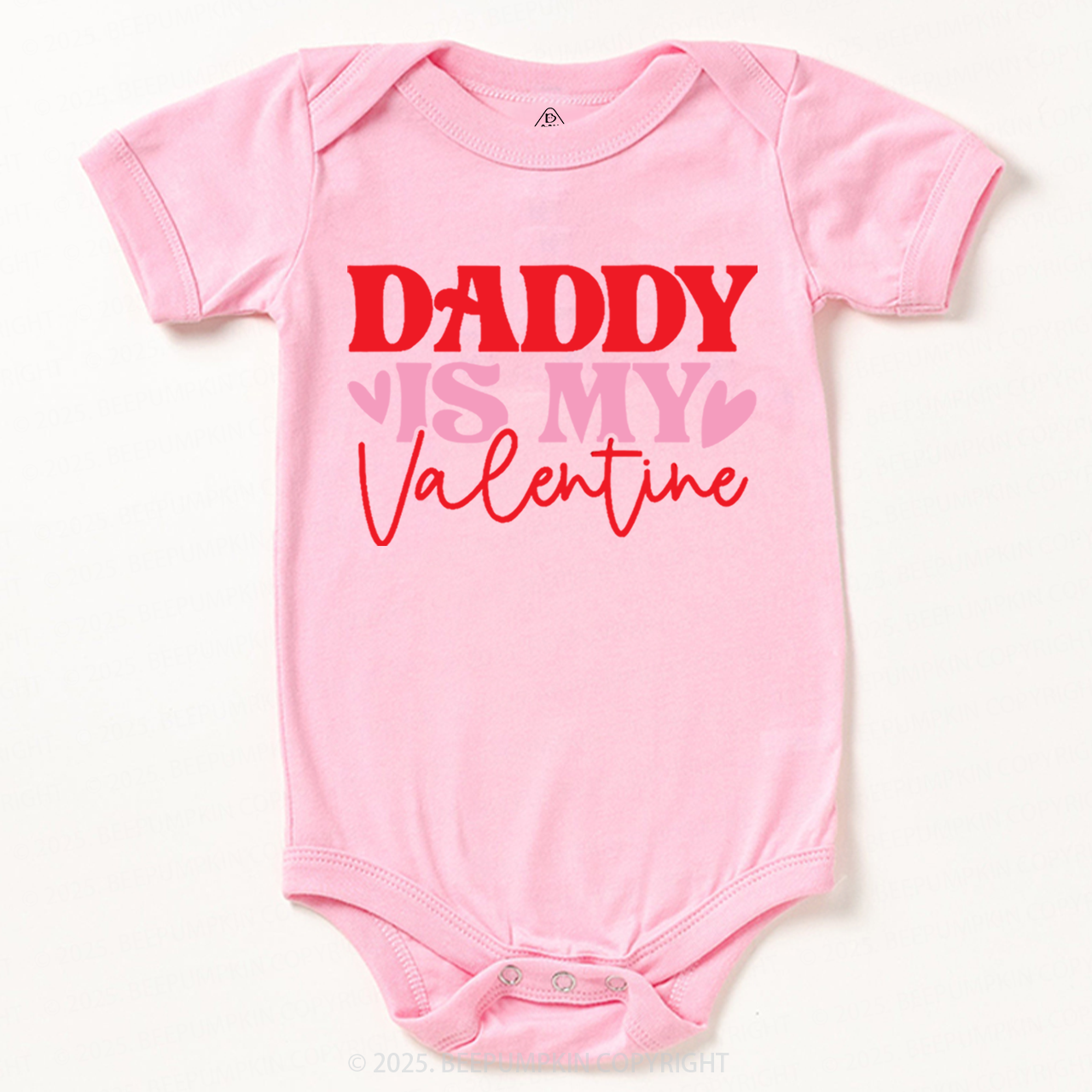 Daddy Is My Valentine Bodysuit Beepumpkin