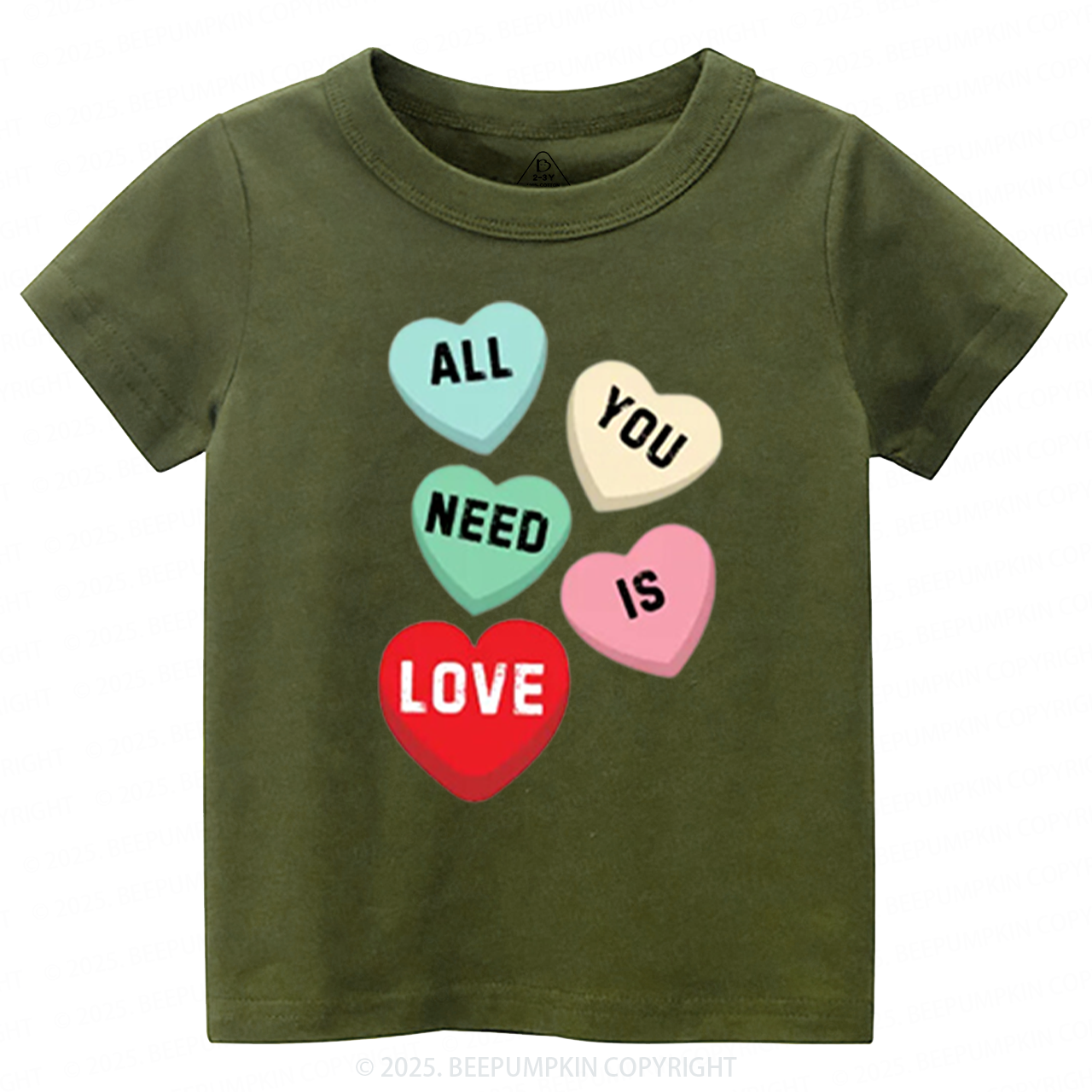All You Need Is Love Toddler&Kid's Tees Beepumpkin