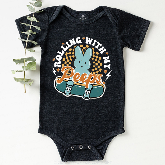 Rolling With My Peeps Bodysuit Beepumpkin