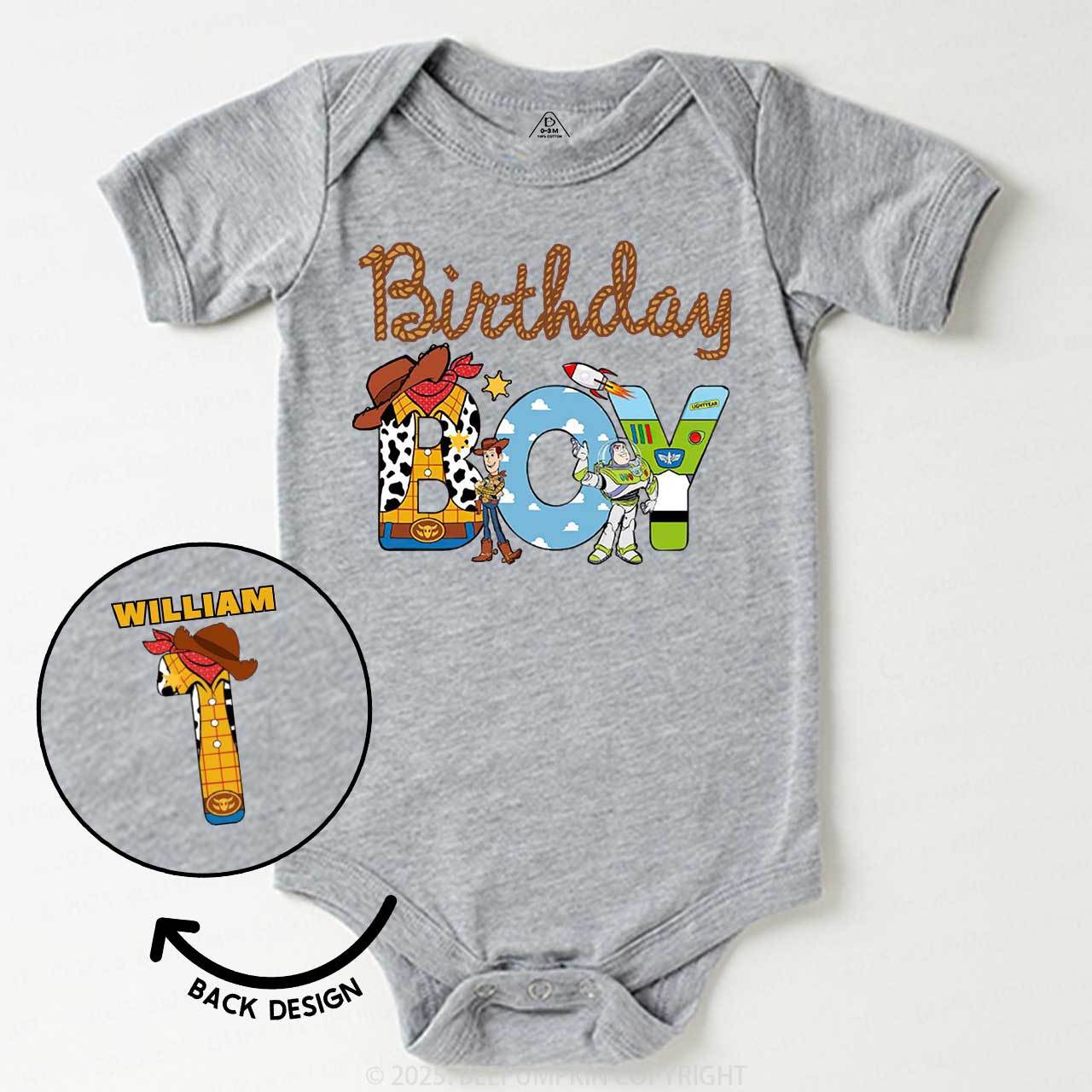 Personalized Birthday Bodysuit Beepumpkin