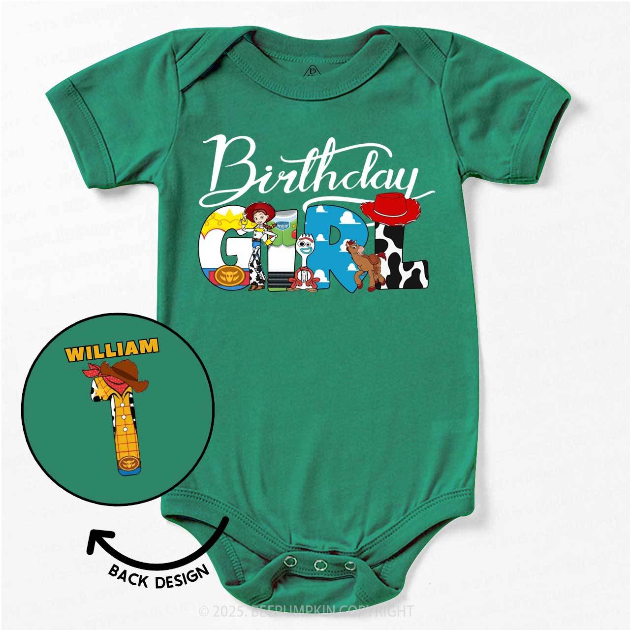 Personalized Birthday Bodysuit Beepumpkin