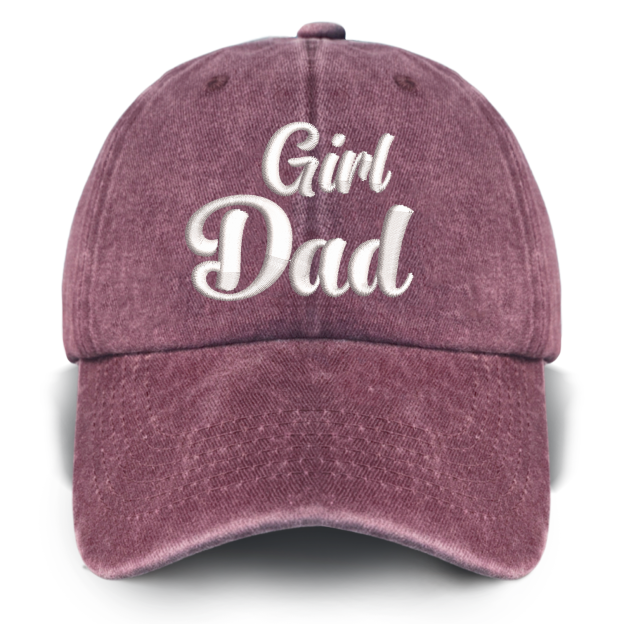 Girl Dad Embroidered Baseball Cap