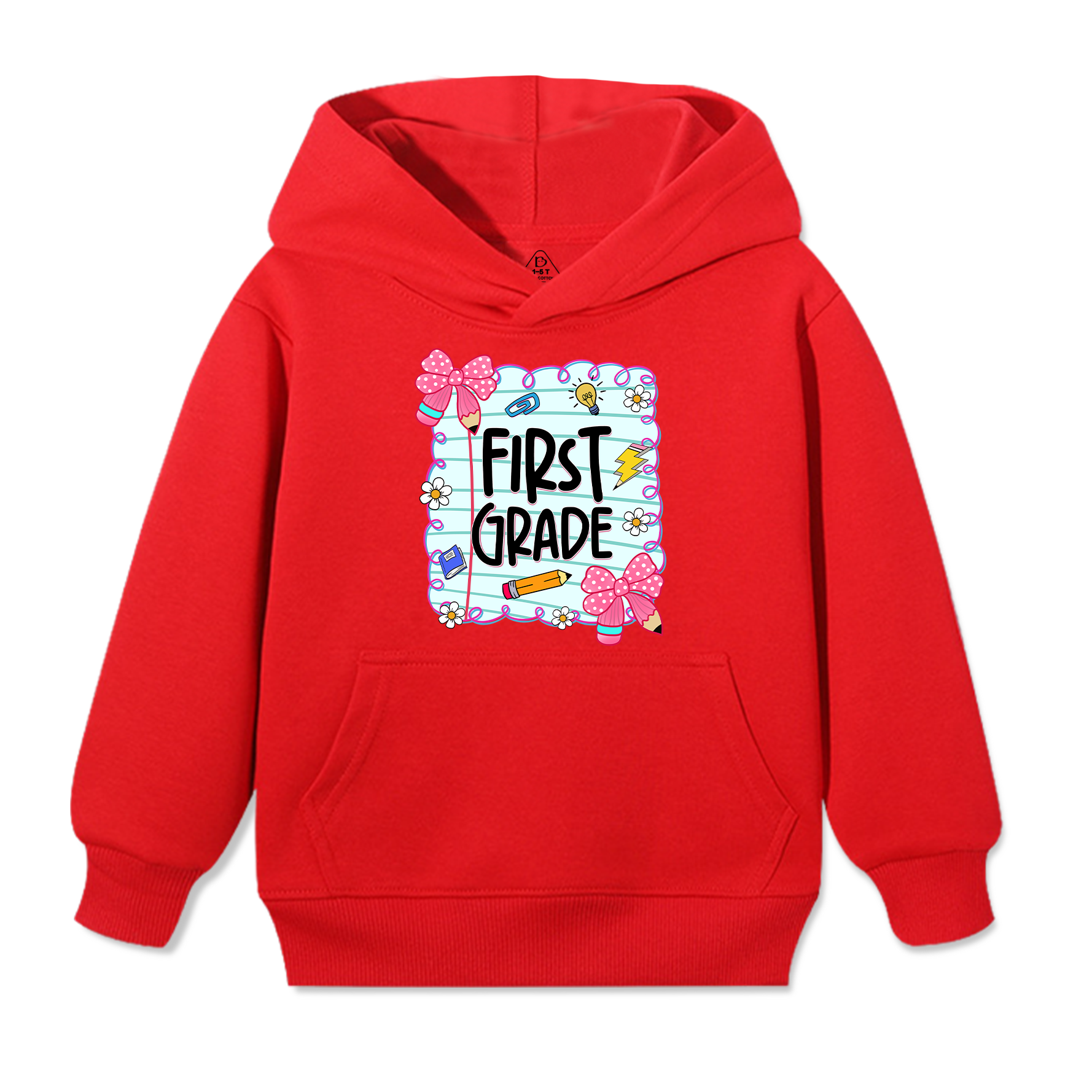 Personalized First Day Of School Kid's Hoodies Beepumpkin
