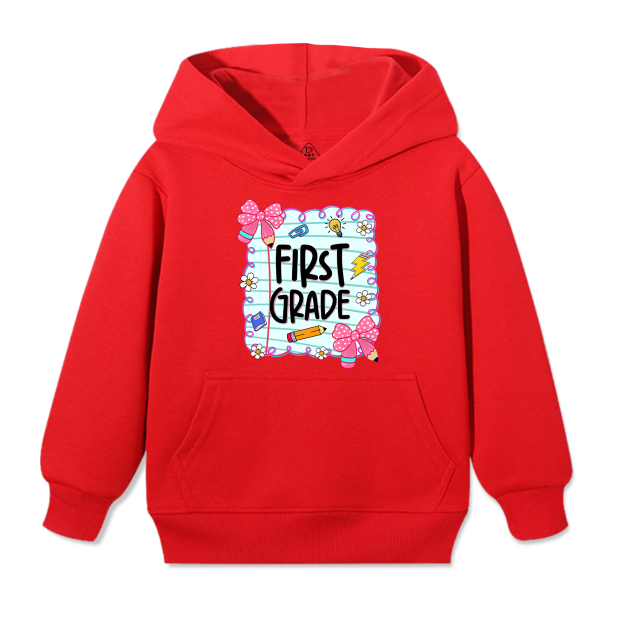 Personalized First Day Of School Kid's Hoodies Beepumpkin