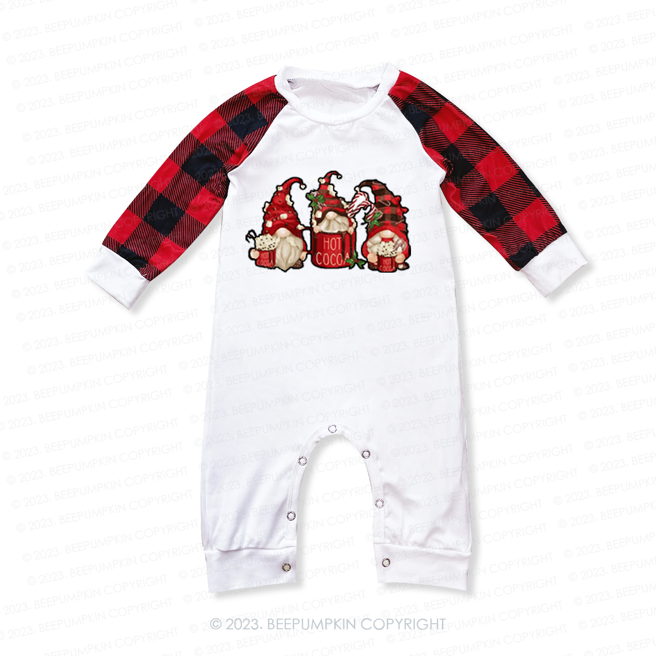 Christmas Hot Cocoa With Santa Matching Pajamas For Family Beepumpkin