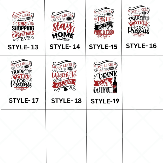 18 Quotes Most Likely ToFunny Family T-Shirts Beepumpkin