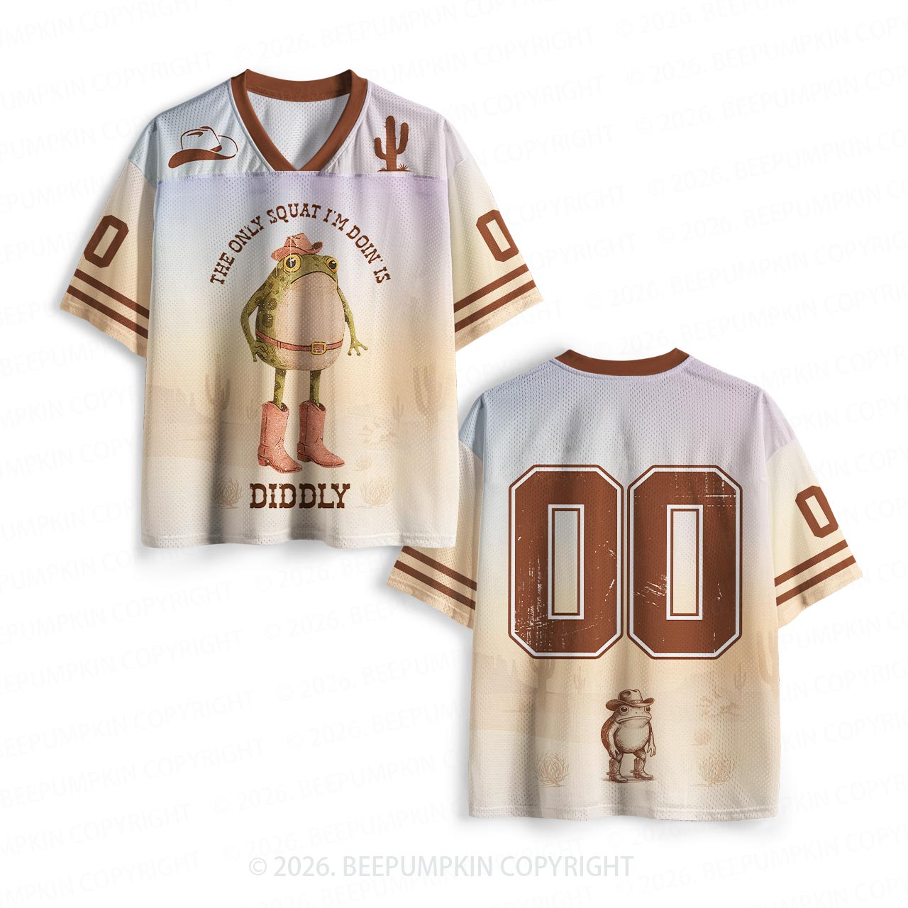 The Only Squat I'm Doin' Is Diddly Toddler&Kid's Sport Jersey