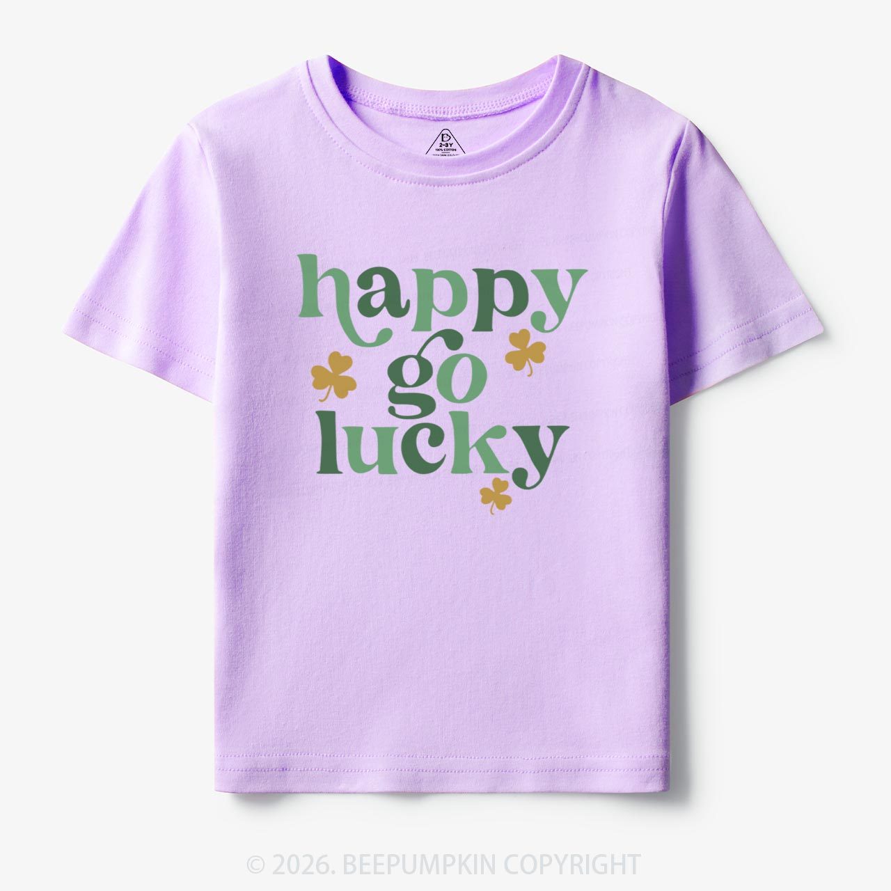 Happy Go Lucky St. Patrick's Day Toddler&Kid's Tees Beepumpkin