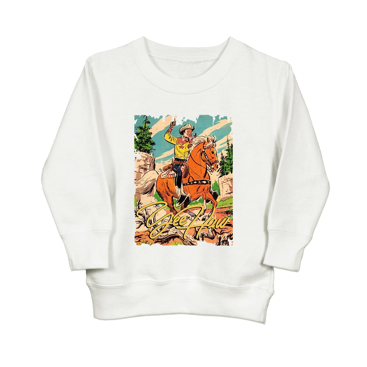 Yeehaw Cowboy Toddler Sweatshirt