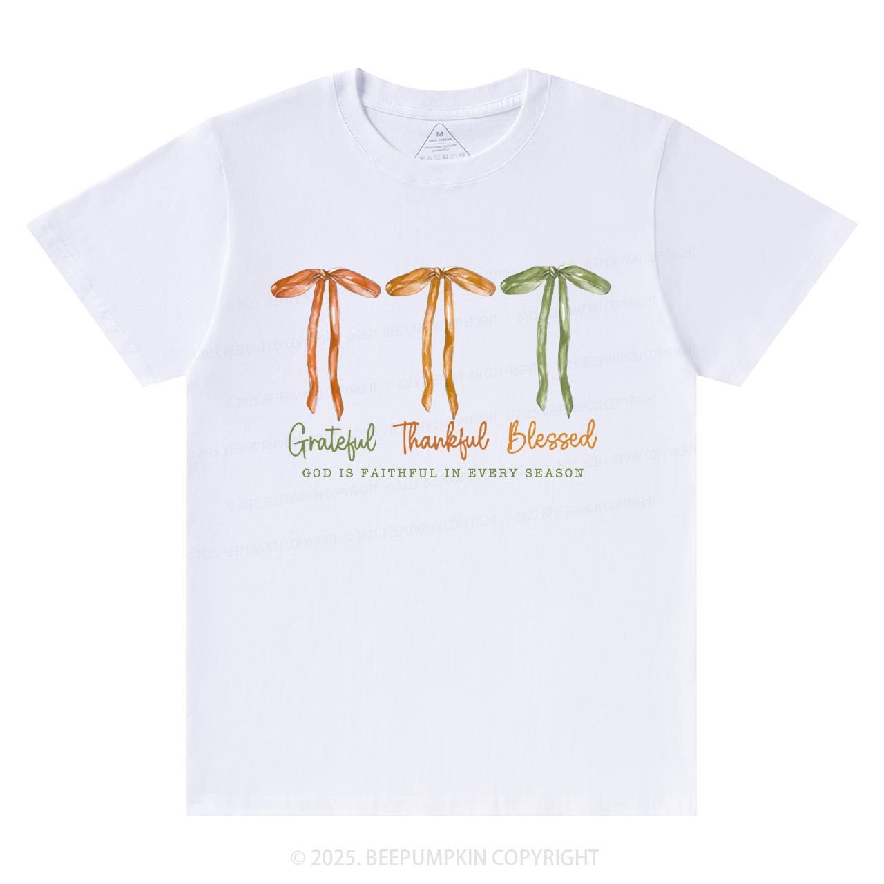 Grateful Thankful Blessed T-Shirts Beepumpkin