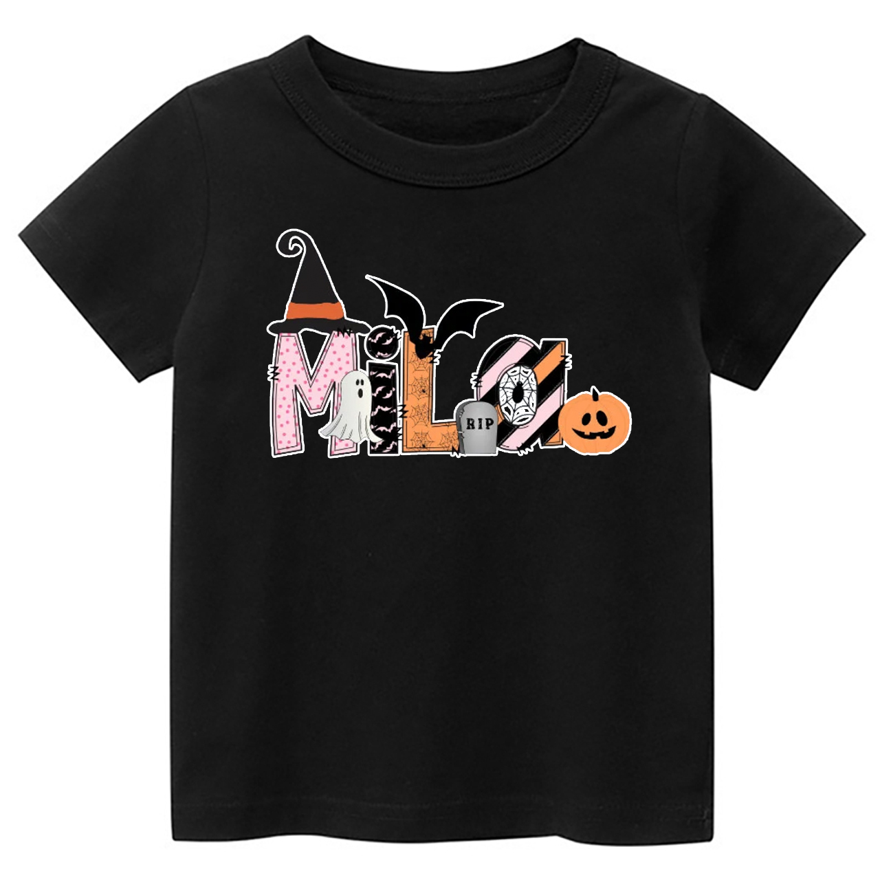Personalized Halloween Name Kids Shirt 