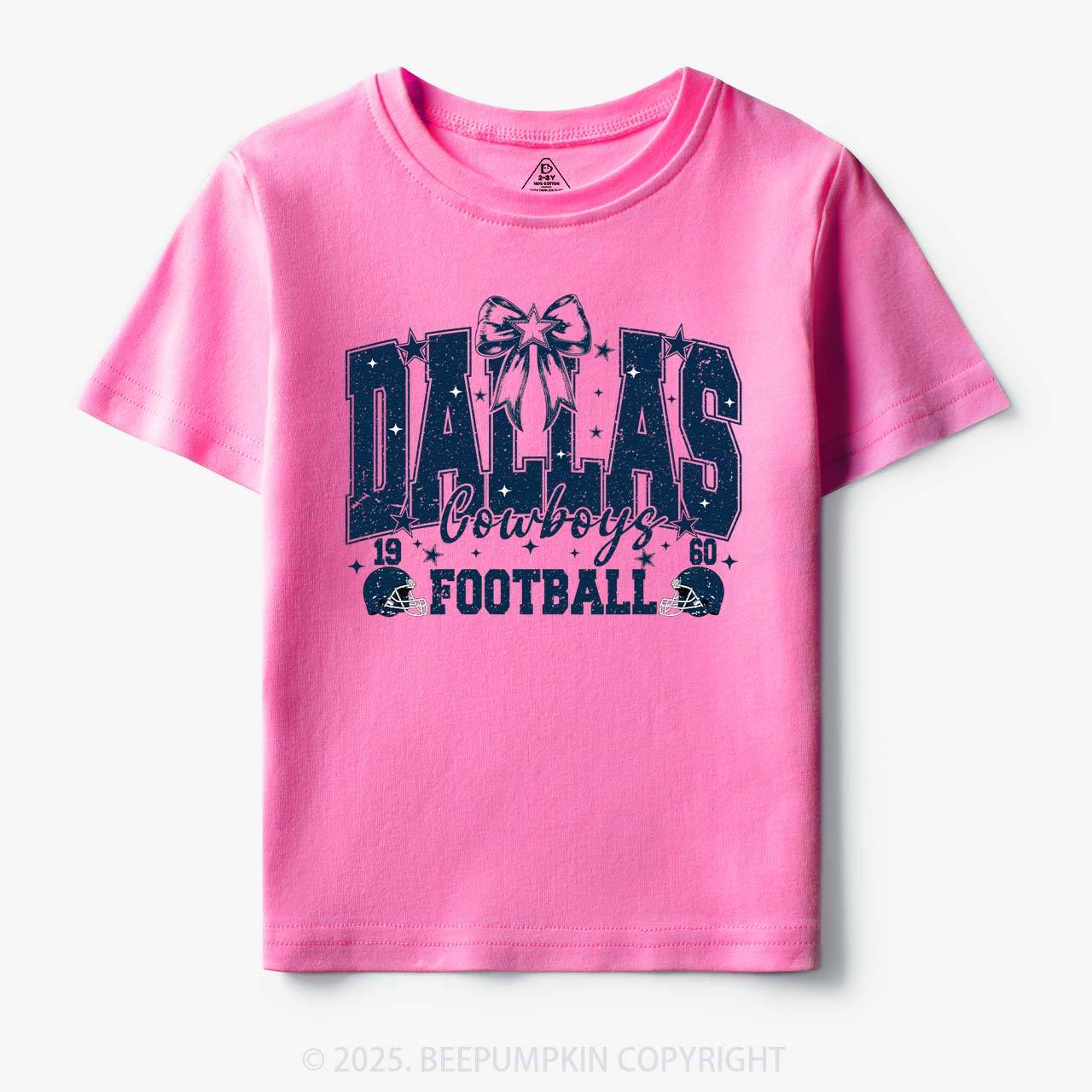 Cowboy Coquette Bow Toddler&Kid's Tees Beepumpkin