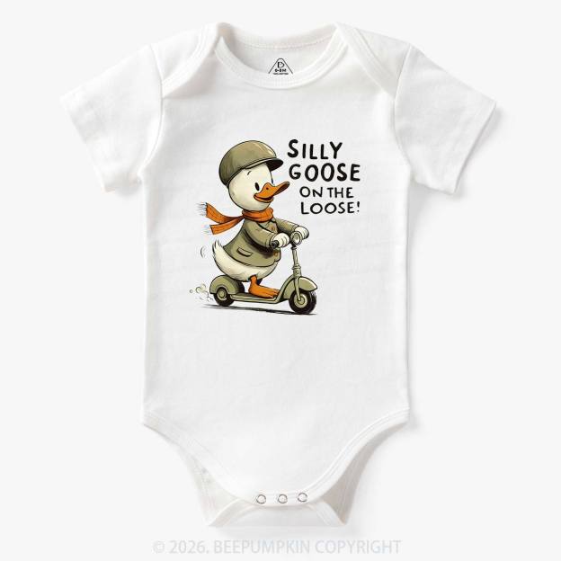 Silly Goose on the Loose Funny Bodysuit