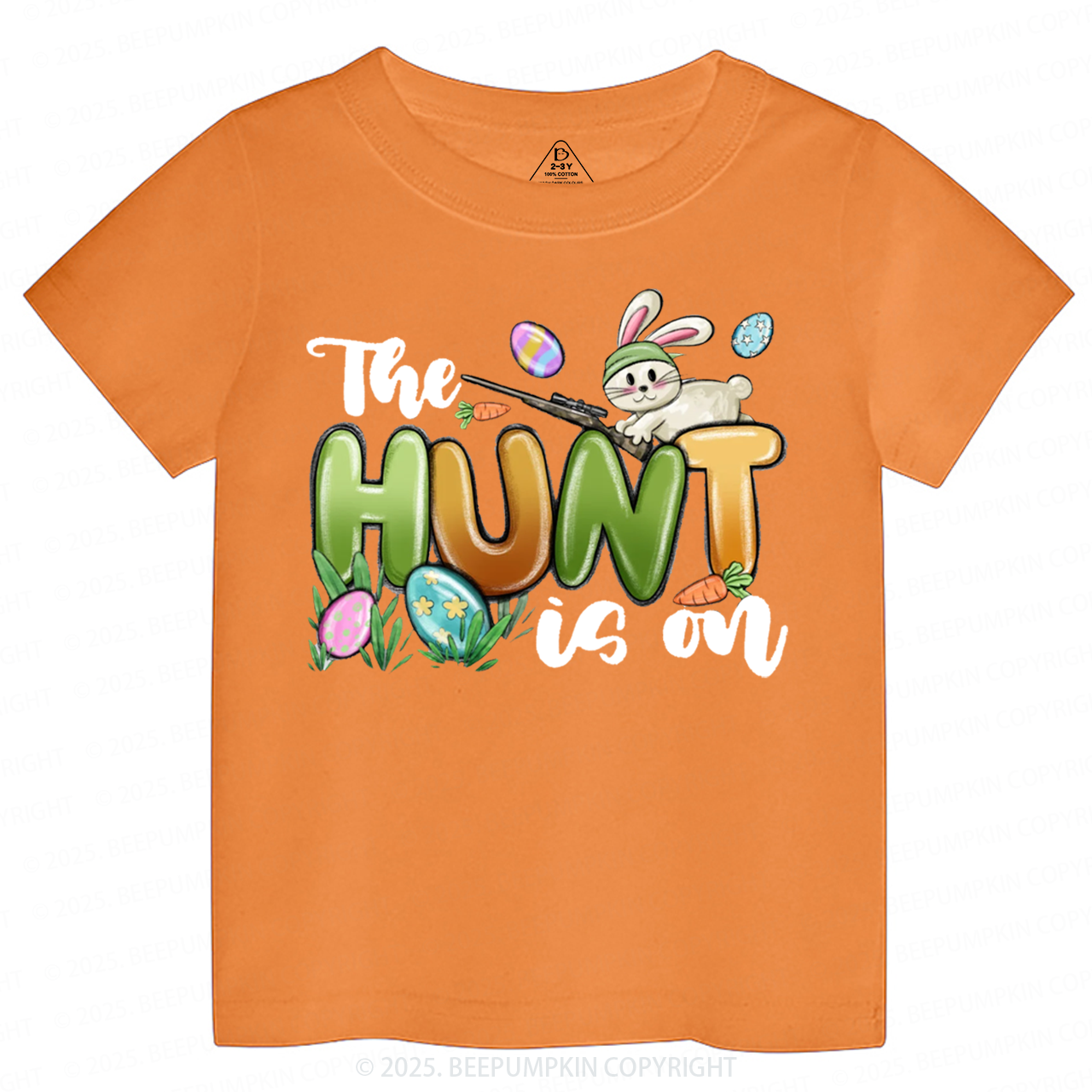 The Hunt Is On Easter Toddler&Kid's Tees Beepumpkin