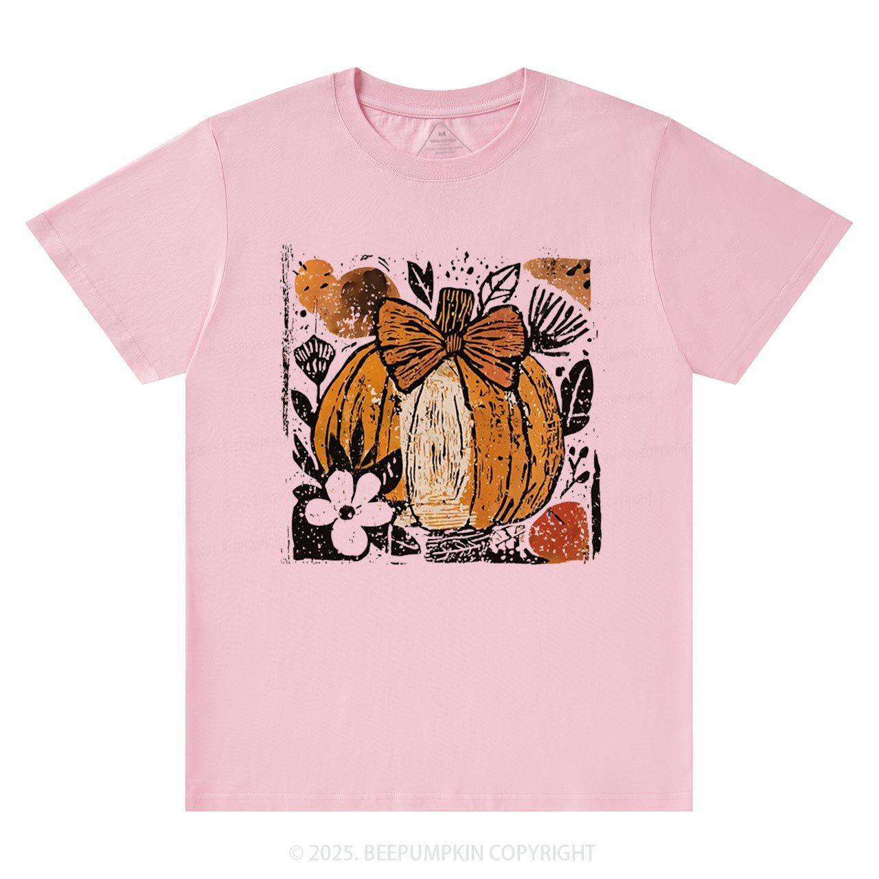 Pumpkin Boho Floral T-Shirts Beepumpkin